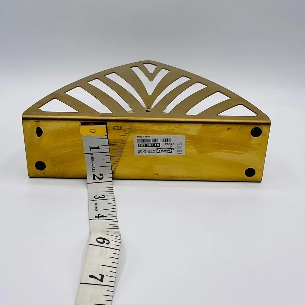 VTG Napkin Holder Ikea Tillstallning Desk Letter Rack Brass Colour Modern Class